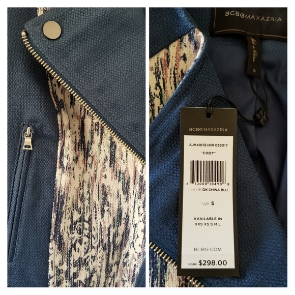 FREE Shipping! BCBGMaxAzria Cody Moto Jacket - Picture 6 of 9